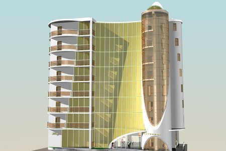 Концепция гостиница Парус г. Геленджик