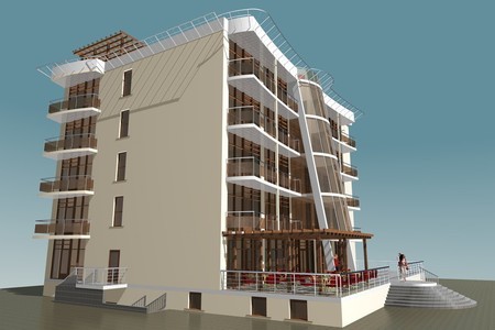 Концепция отель-ресторан п. Кабардинка г. Геленджик