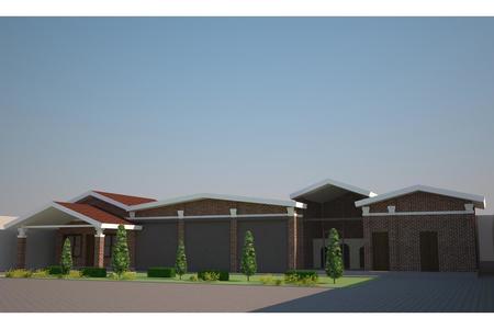 Экстерьер банного комплекса под г. Краснодаром