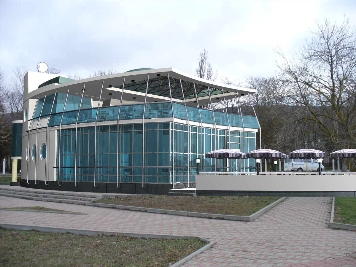 Кафе-Гостиница на набережной г. Геленджик