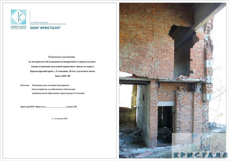 Техническое заключение