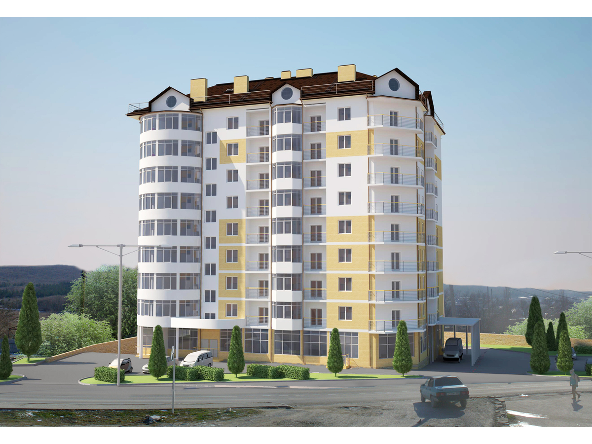 Многоквартирный многоэтажный дом по ул. Островского 172 г. Геленджик