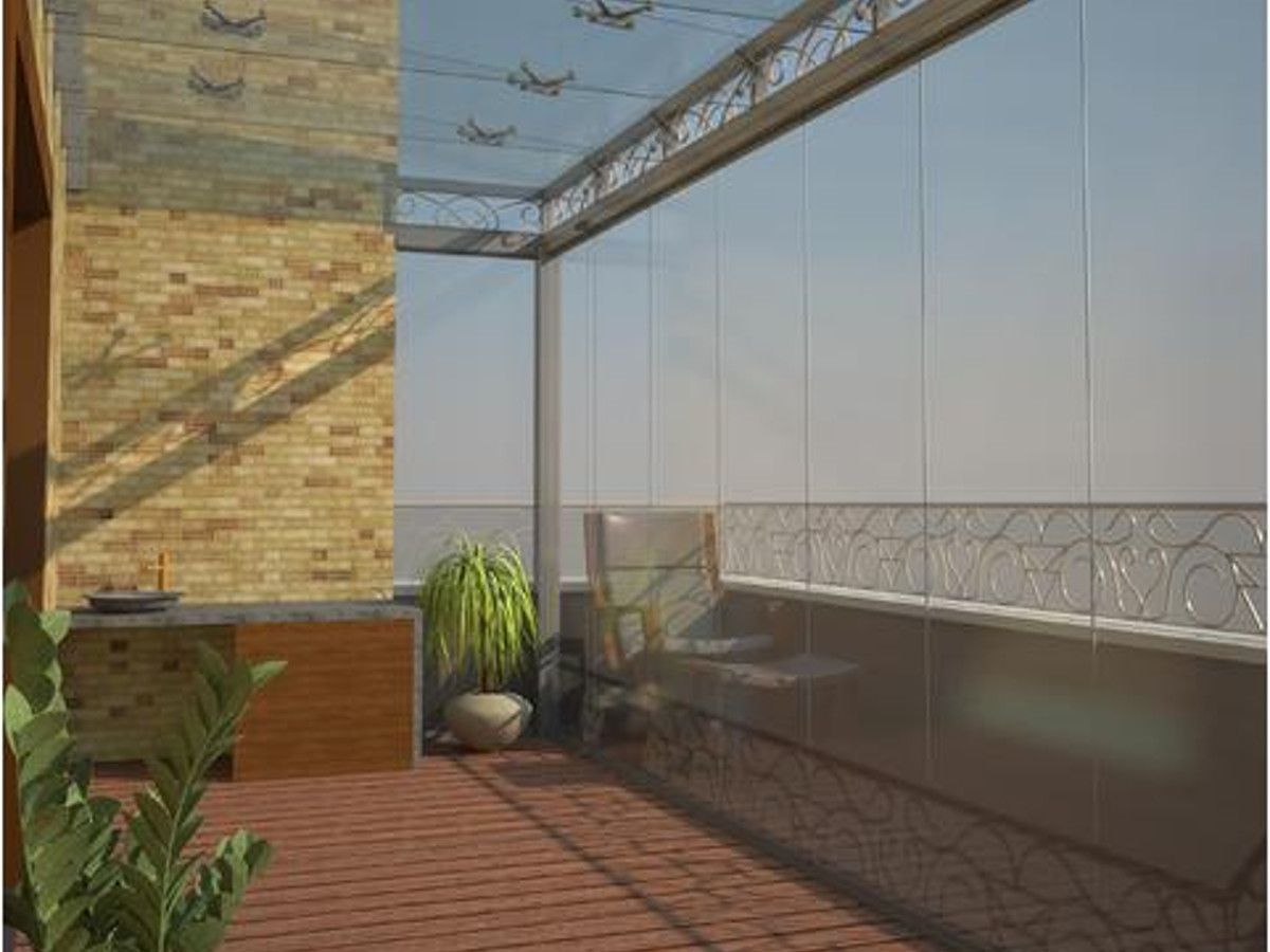 Летняя терраса на 10-том этаже г. Краснодар