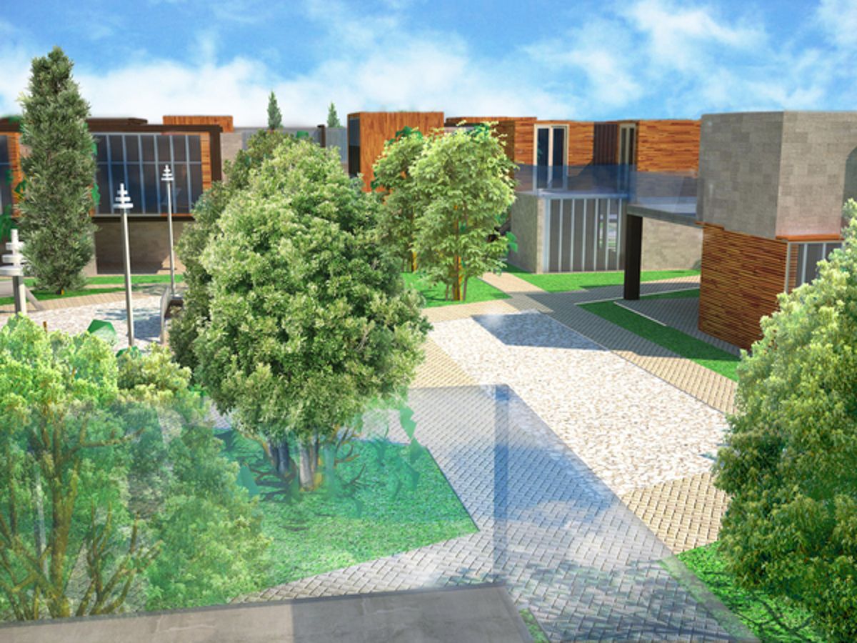 Территория пансионата ЧАЙКА тонкий мыс г. Геленджик